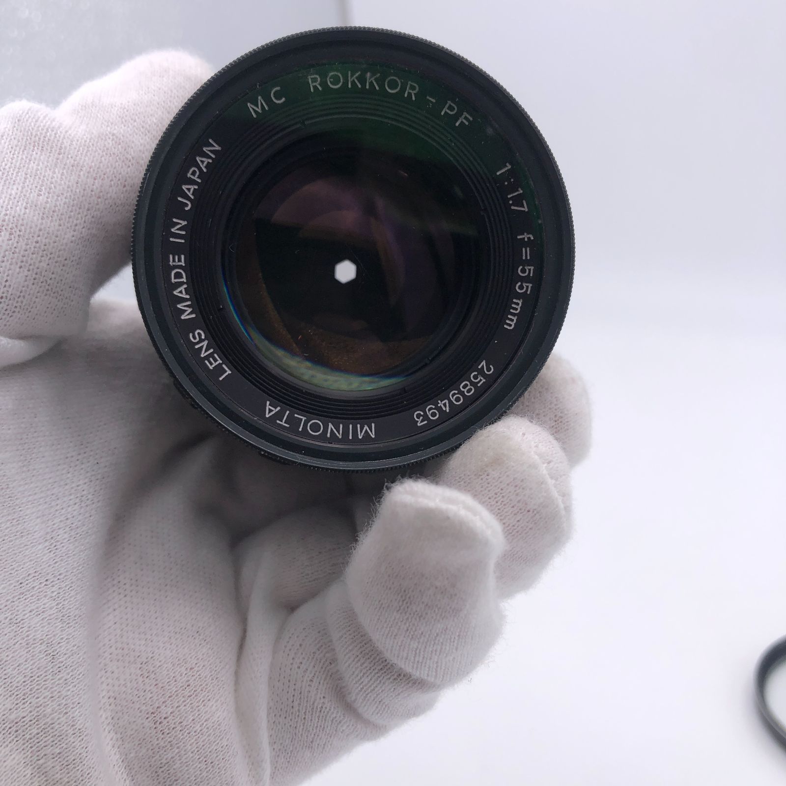 ジャンク】ミノルタ Minolta SR T 101 MC ROKKOR 55mm F1.7 絞り戻り難