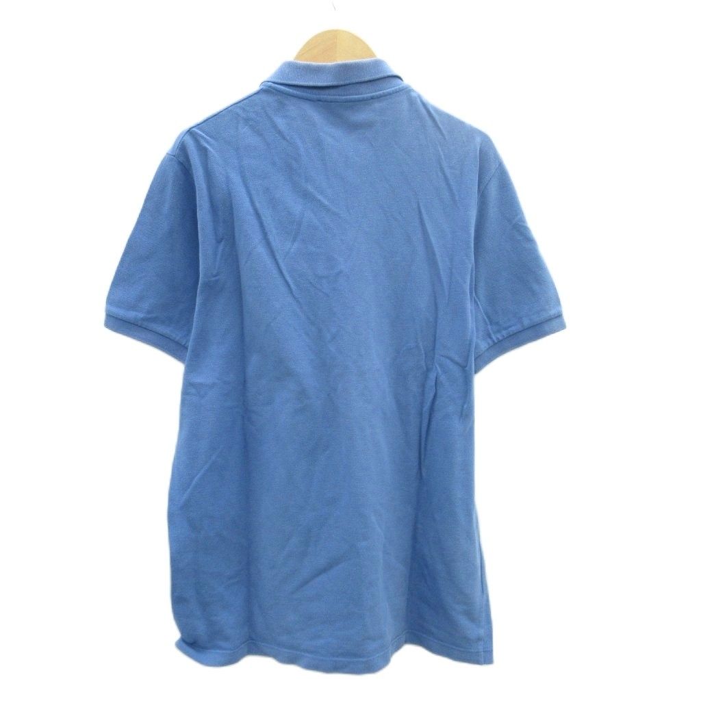 エトロ ETRO ポロシャツ ポロカラー 半袖 S 青 ブルー 刺繍 /HO27