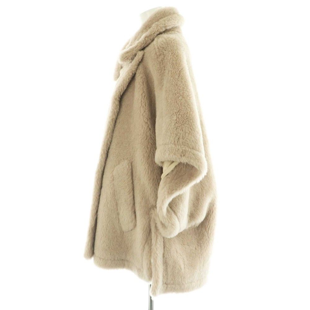 美品 マックスマーラ テディベア TEBE ケープ ポンチョ ベージュ アルパカ Max Mara（マックスマーラ） MAX MARA TEBE1 テディベア ケープコート