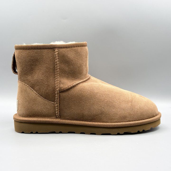 UGG ムートンブーツ チェスナット USA7/JP25cm クラシックミニII