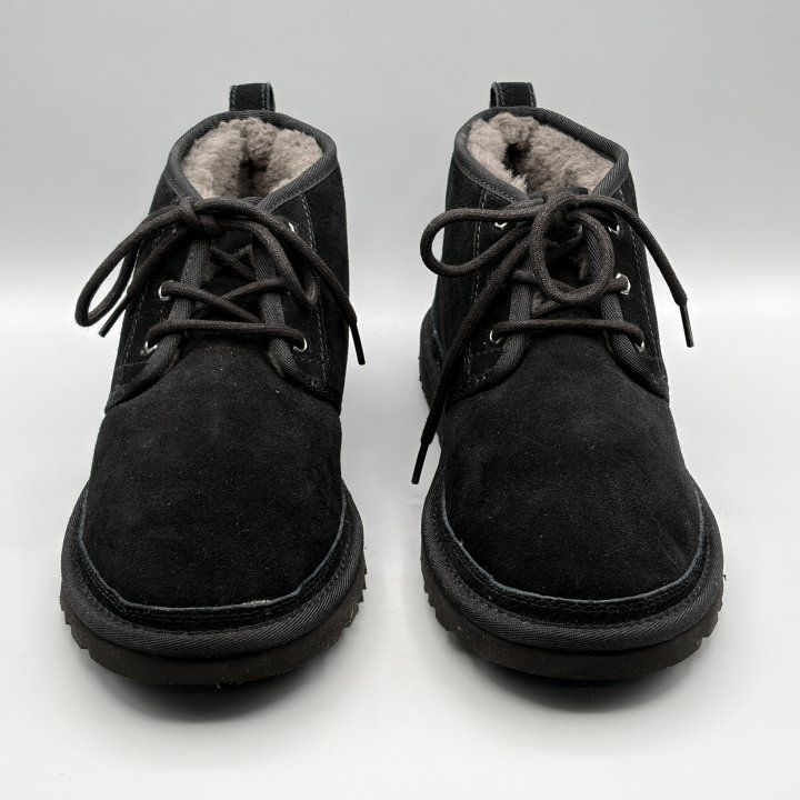 UGG ムートンブーツ ブラック USA9/JP27cm ニューメル メンズ/男性用