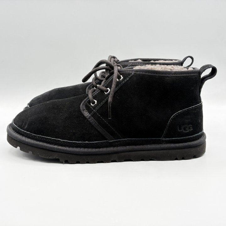 UGG ムートンブーツ ブラック USA9/JP27cm ニューメル メンズ/男性用