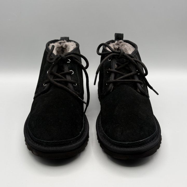 UGG ムートンブーツ ブラック USA8/JP26cm ニューメル メンズ/男性用