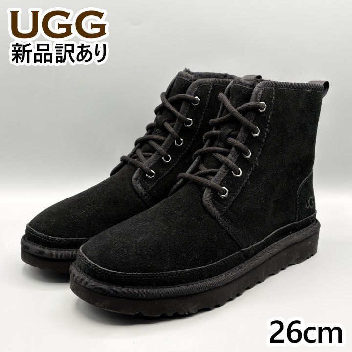 新品】UGG ムートンブーツ ブラック USA8/JP26cm ニューメルハイ 