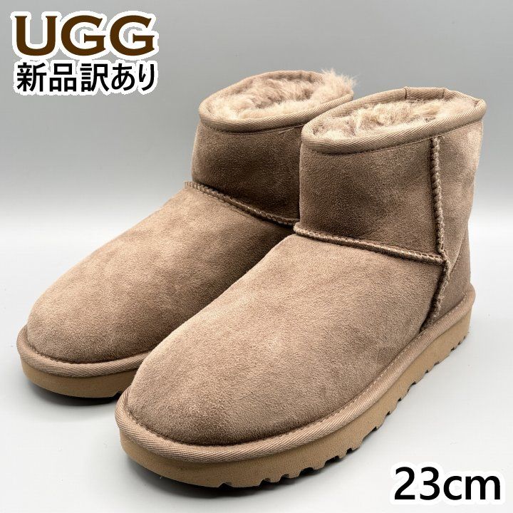 【新品】UGG SALLOPED MOC USA6/JP23 CHESTNUT UGG ムートンブーツ USA6/JP23cm クラシックミニII レディース/女性用
