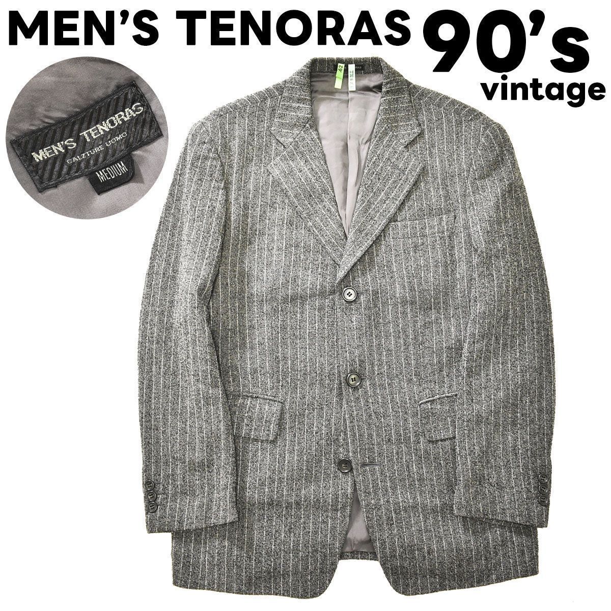 MEN´S TENORAS メンズ ティノラス ストライプ テーラードジャケット M