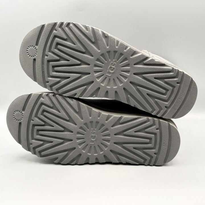 UGG ムートンブーツ グレー USA7/JP24cm クラシックショートII
