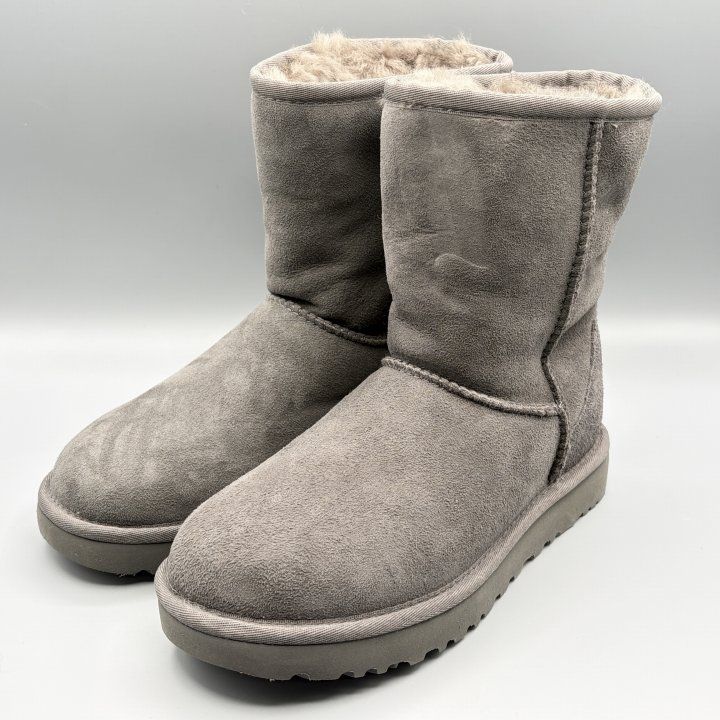 UGG ムートンブーツ グレー USA5/JP22cm クラシックショートII