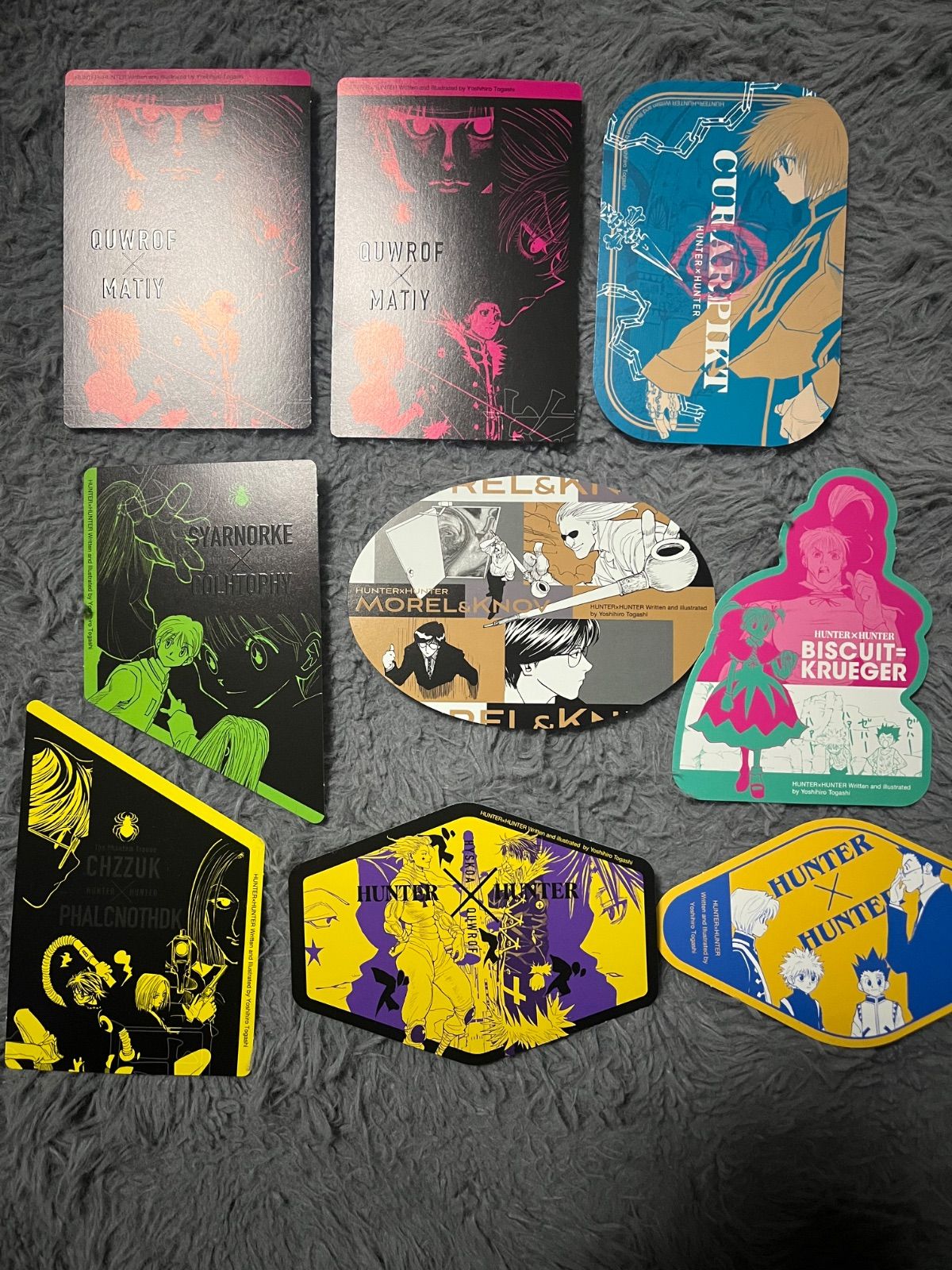 hunter×hunter オリジナルカットカード 9枚セット - メルカリ