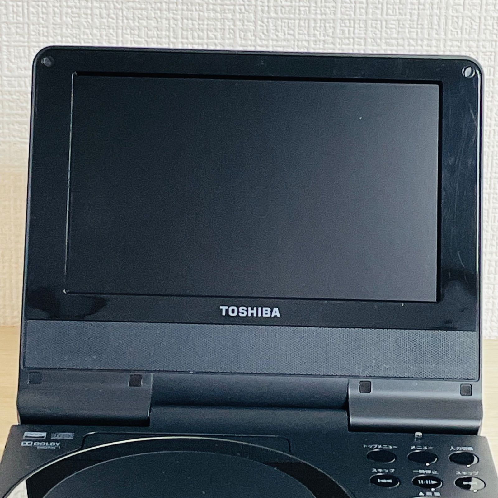 TOSHIBA 東芝 ポータブルDVDプレーヤー SD-P75SB 動作品 ネイビー