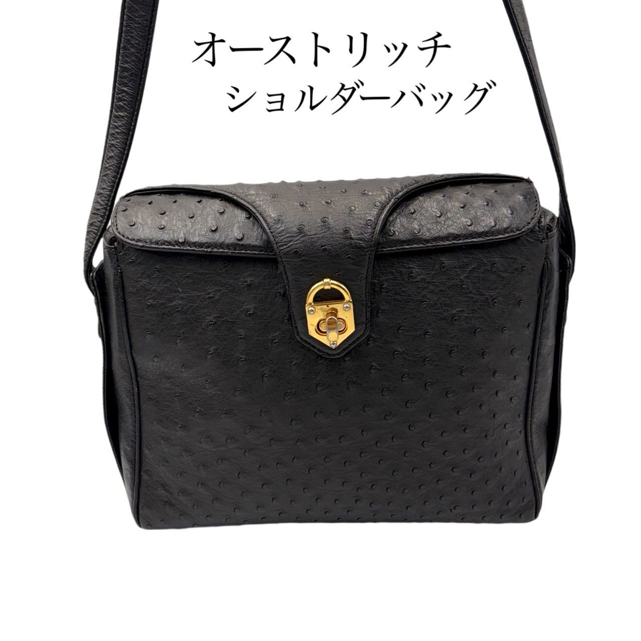 新品未使用品 オーストリッチ ブラックバッグ リュック ショルダーバッグ PRADA（プラダ） バックパック リュック 黒 NERO ナイロン