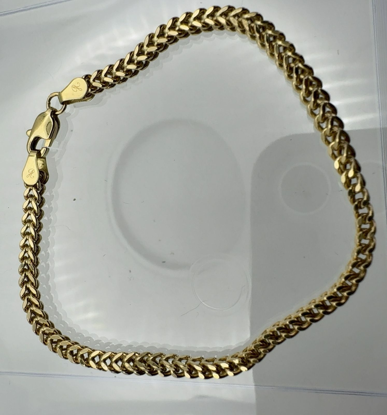 AVALANCHE 10K イエローゴールド キューバンブレスレット 01d129