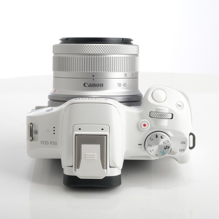 中古】(キヤノン) Canon EOS R50+RF18-45 IS STMレンズキット ホワイト