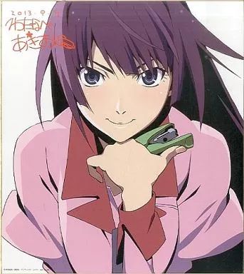 ×限定　化物語　複製原画　色紙　戦場ヶ原ひたぎ BDB】新たな6つの〈物語〉 / 戦場ヶ原ひたぎ(サイン)【BT】BB-MGS2