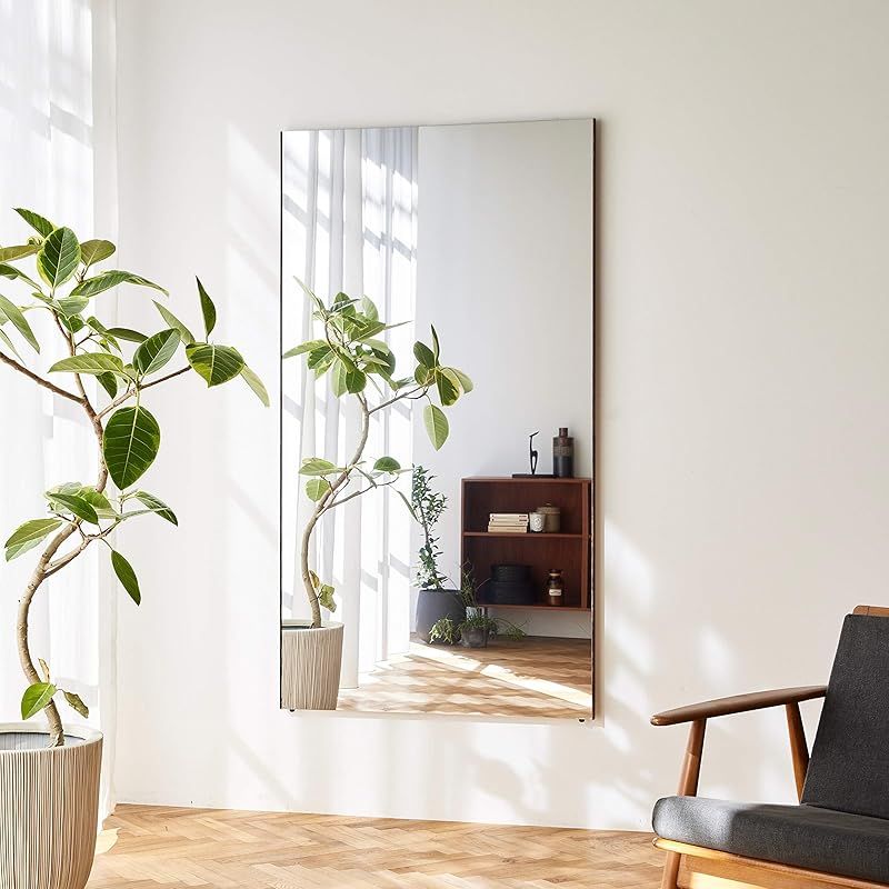 床置き 割れない軽量ミラー幅80×高さ150