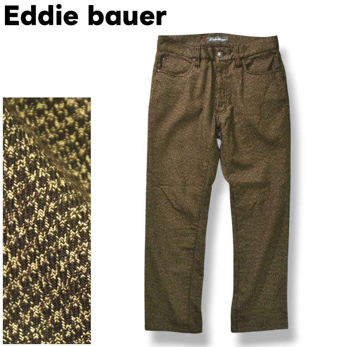 エディーバウアー Eddie bauer ウールライク ストレッチ入り