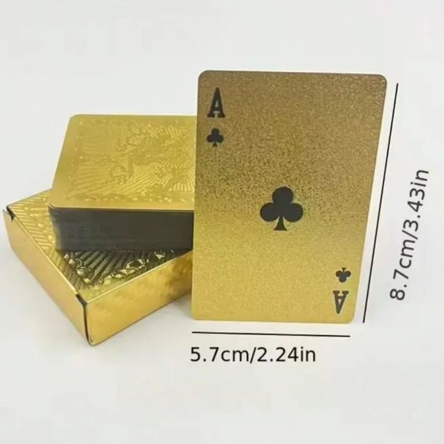 ゴールドトランプ ドラゴン 金 室内遊び トランプ かっこいい - メルカリ