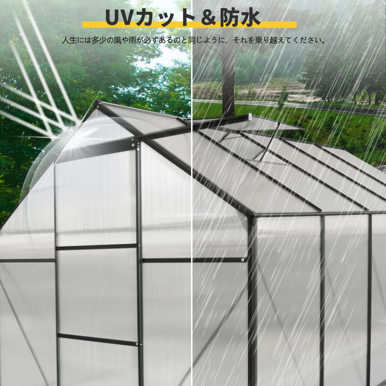 温室 保温 温室棚 収納庫 園芸用 ビニールハウス 頑丈 耐久性の高い