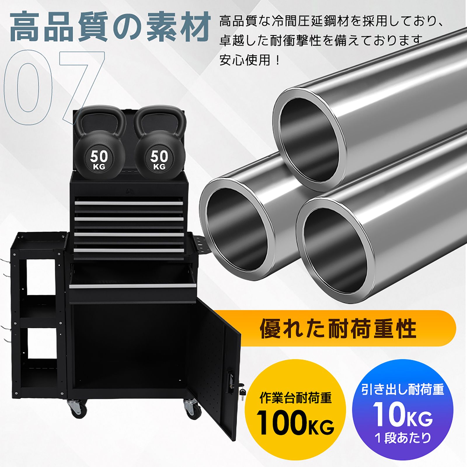 耐荷重100 kg