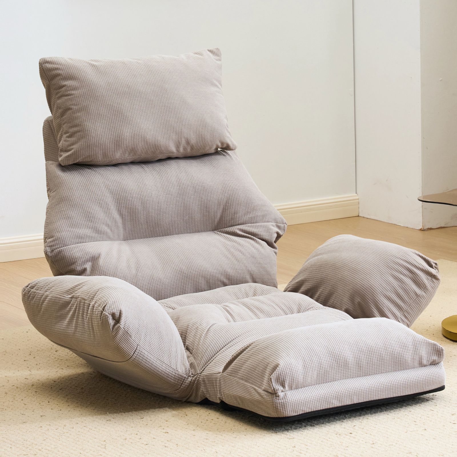 座椅子 ソファーベッド 一人掛けソファ 可愛らしいデザイン 背もたれ6