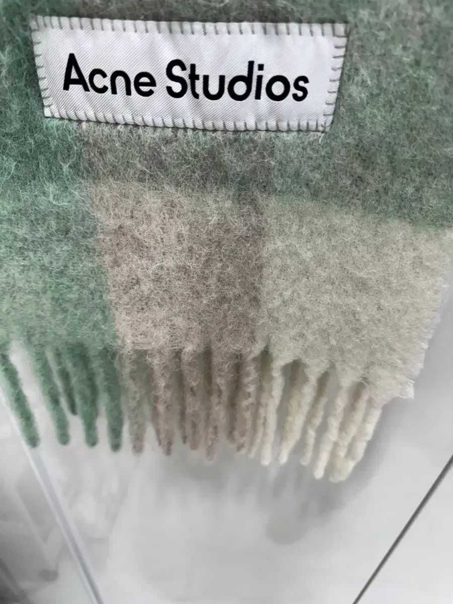 Acne Studios アクネストゥディオズ モヘア チェック マフラー