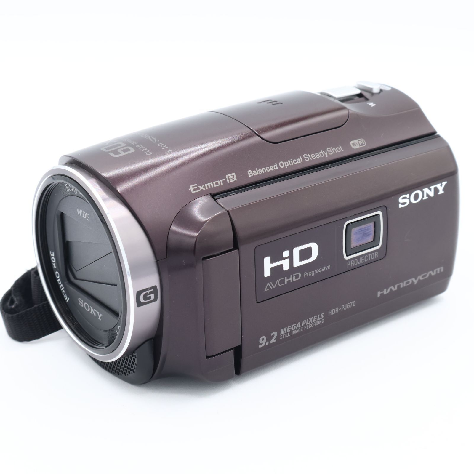 SONY ソニー HDビデオカメラ Handycam HDR-PJ670 ボルドーブラウン