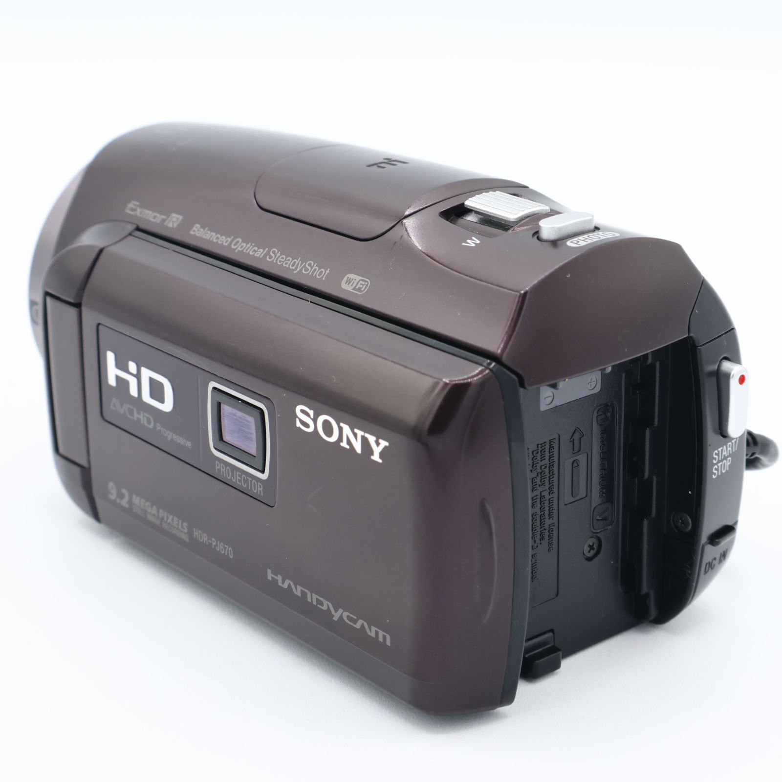 SONY ソニー HDビデオカメラ Handycam HDR-PJ670 ボルドーブラウン