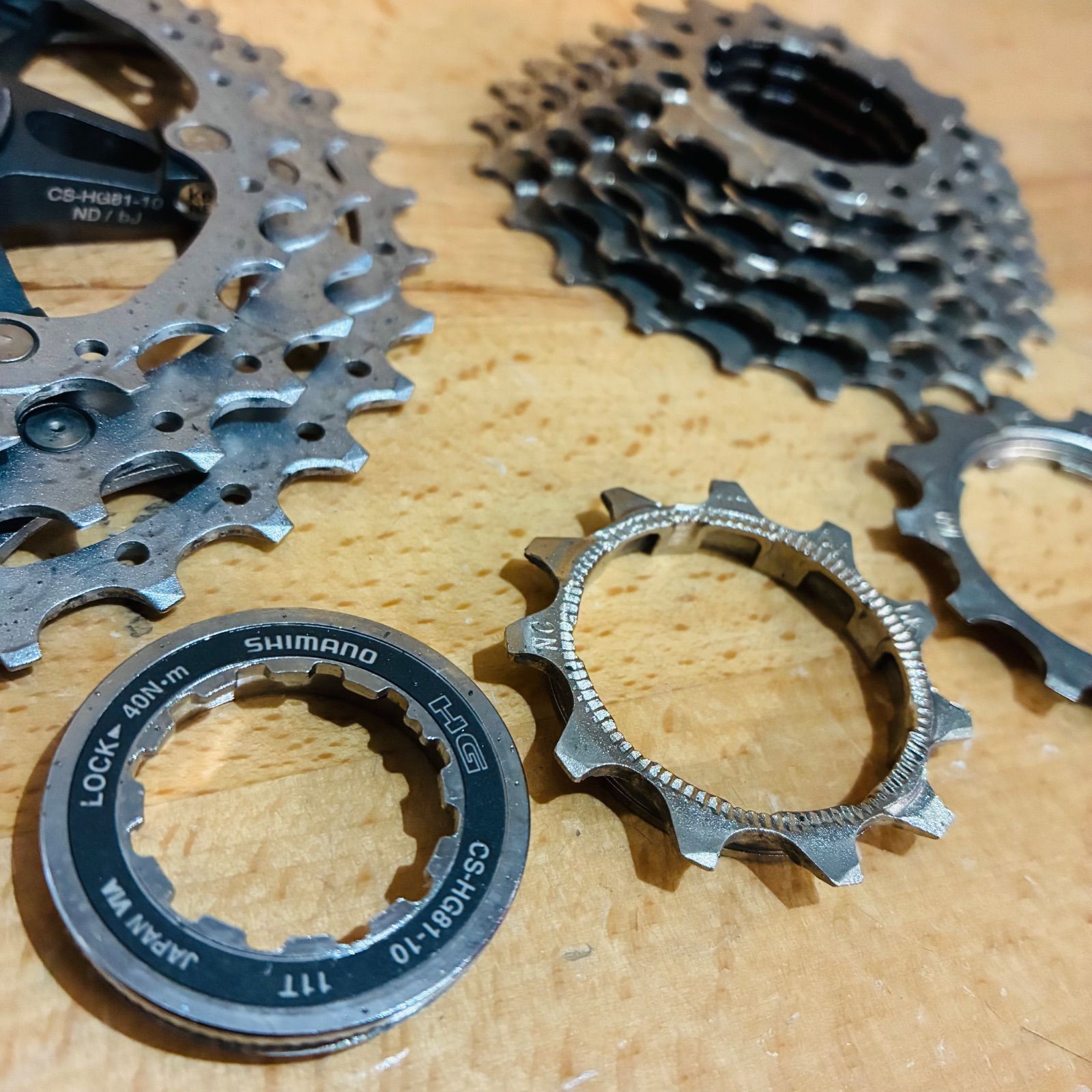 良品】 シマノ SLX CS-HG81-10 11-34T 10s カセット スプロケット 341g