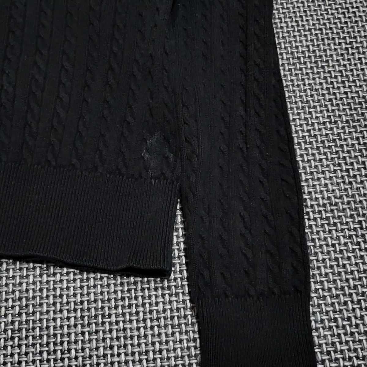 レディース) ポロ ラルフローレン ケーブルニット カーディガン (XL/16