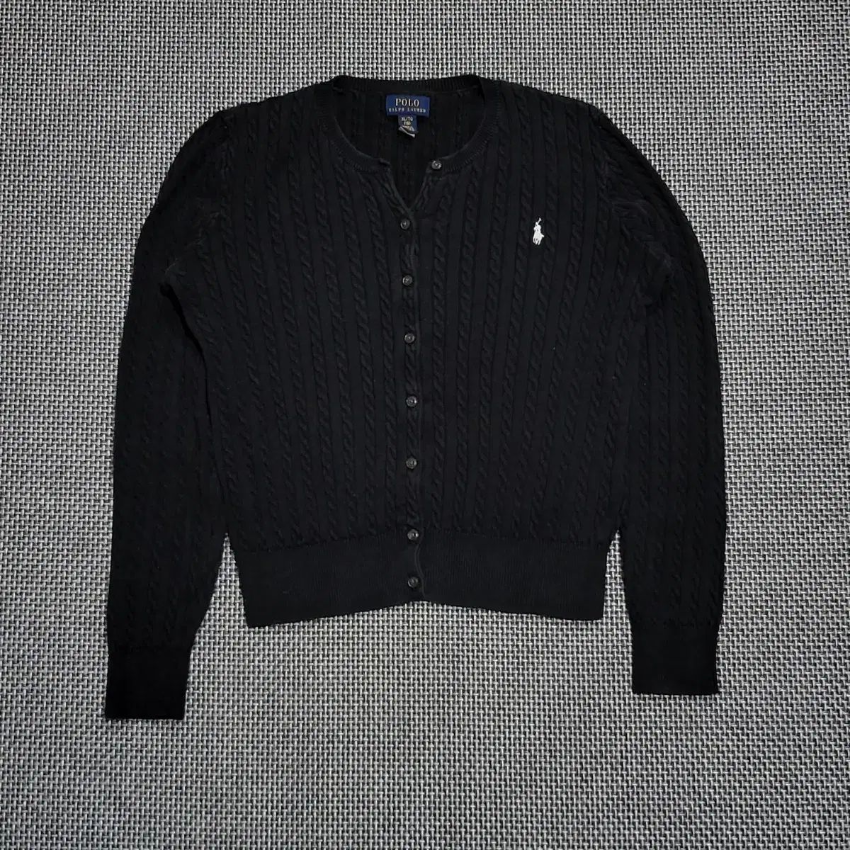 レディース) ポロ ラルフローレン ケーブルニット カーディガン (XL/16