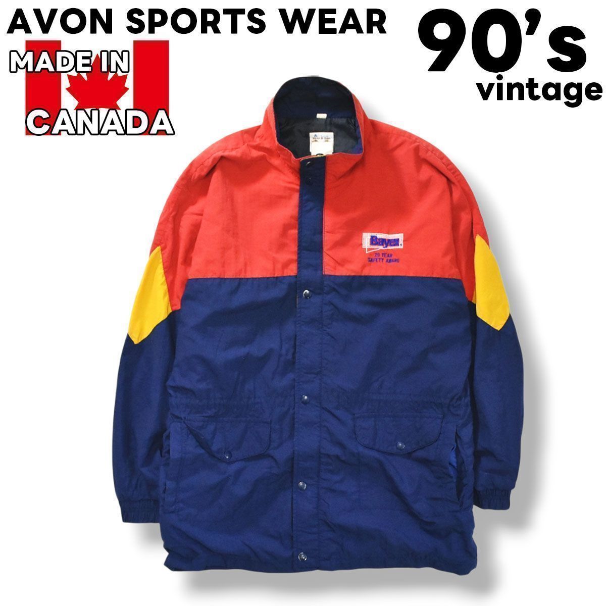 企業物】 90s ヴィンテージ カナダ製 エーボン スポーツ ウェア AVON