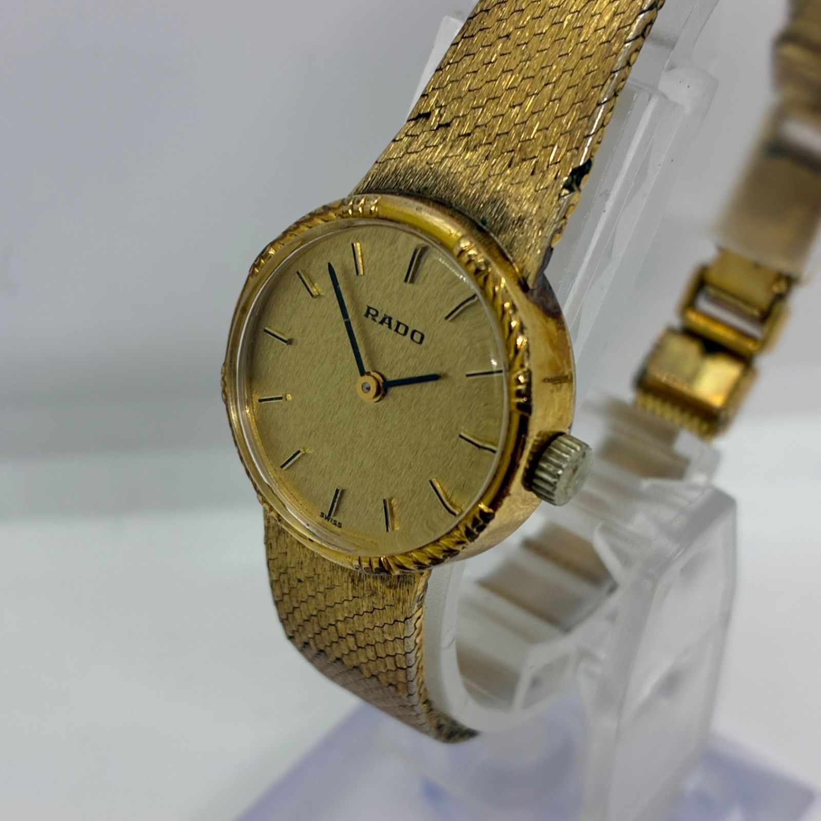稼動品】RADOラドー 手巻きレディース腕時計 ゴールド - メルカリ