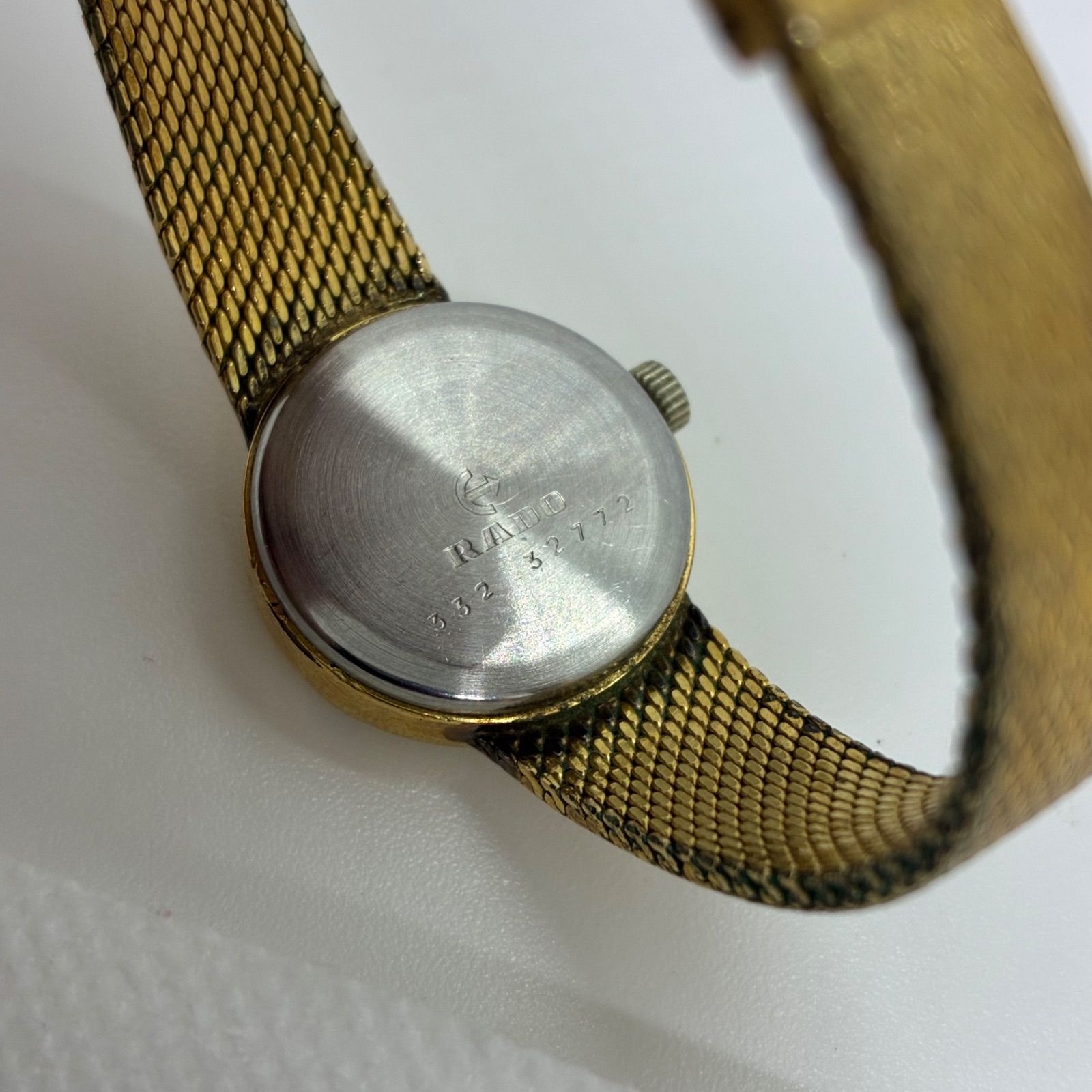 稼動品】RADOラドー 手巻きレディース腕時計 ゴールド - メルカリ