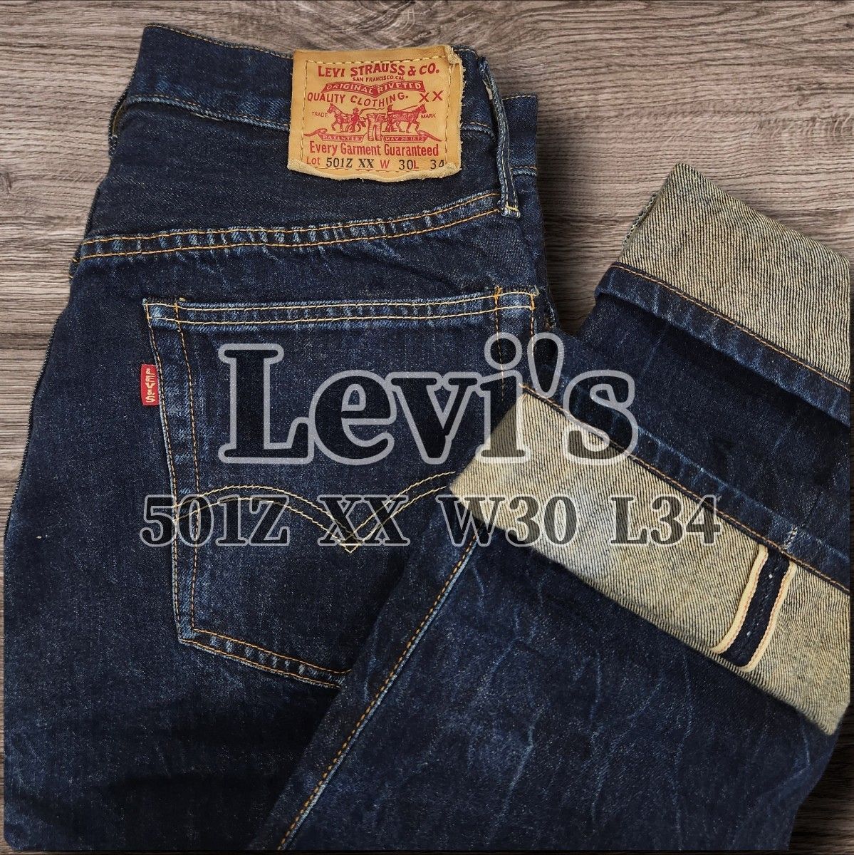 LEVI'S 501ZXX LVC 1954年 トルコ製 濃紺 BigE 赤耳 TALON42 ジップ
