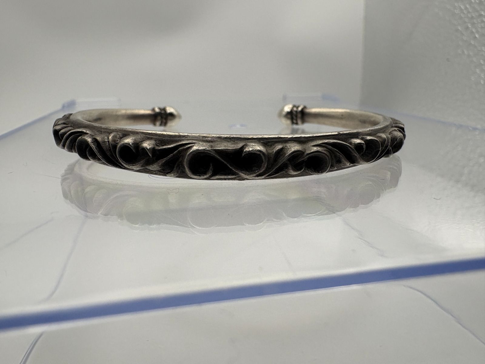 SAAD 唐草　バングル　925　シルバー s39