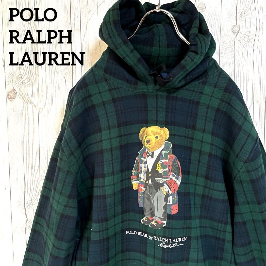 現行タグ POLO RALPH LAUREN ポロラルフローレン ポロベア フーディ