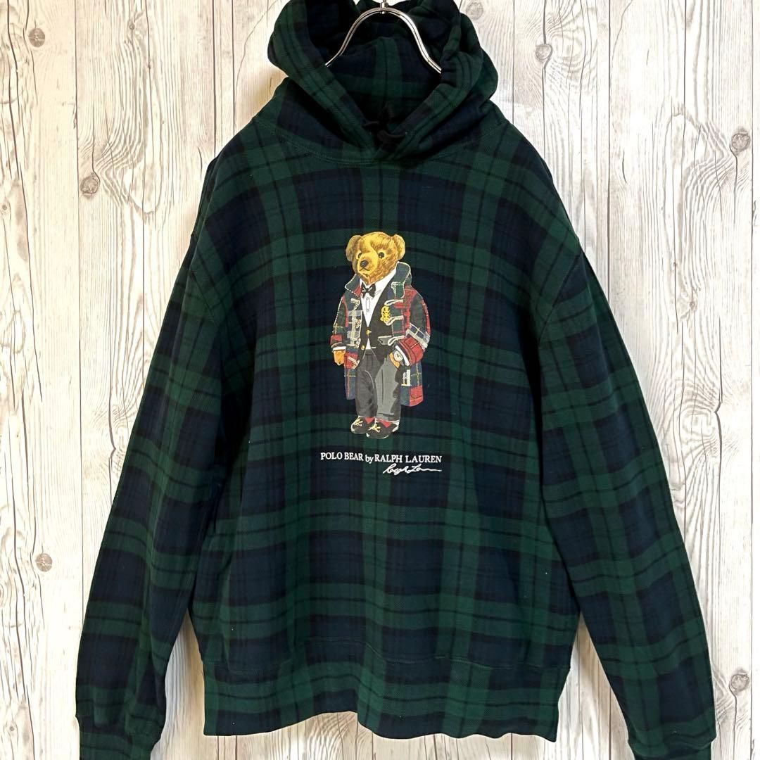 現行タグ POLO RALPH LAUREN ポロラルフローレン ポロベア フーディ