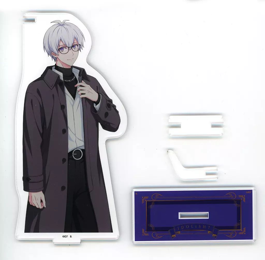 カリガリ アクリルスタンドセット 十五年目の御挨拶―。 中古】雑貨 逢坂壮五 アクリル眼鏡スタンド 「アイドリッシュセブン