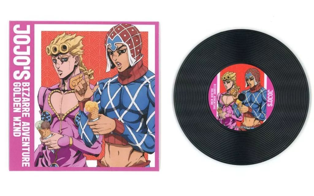 中古】コースター ジョルノ・ジョバァーナ＆グイード・ミスタ