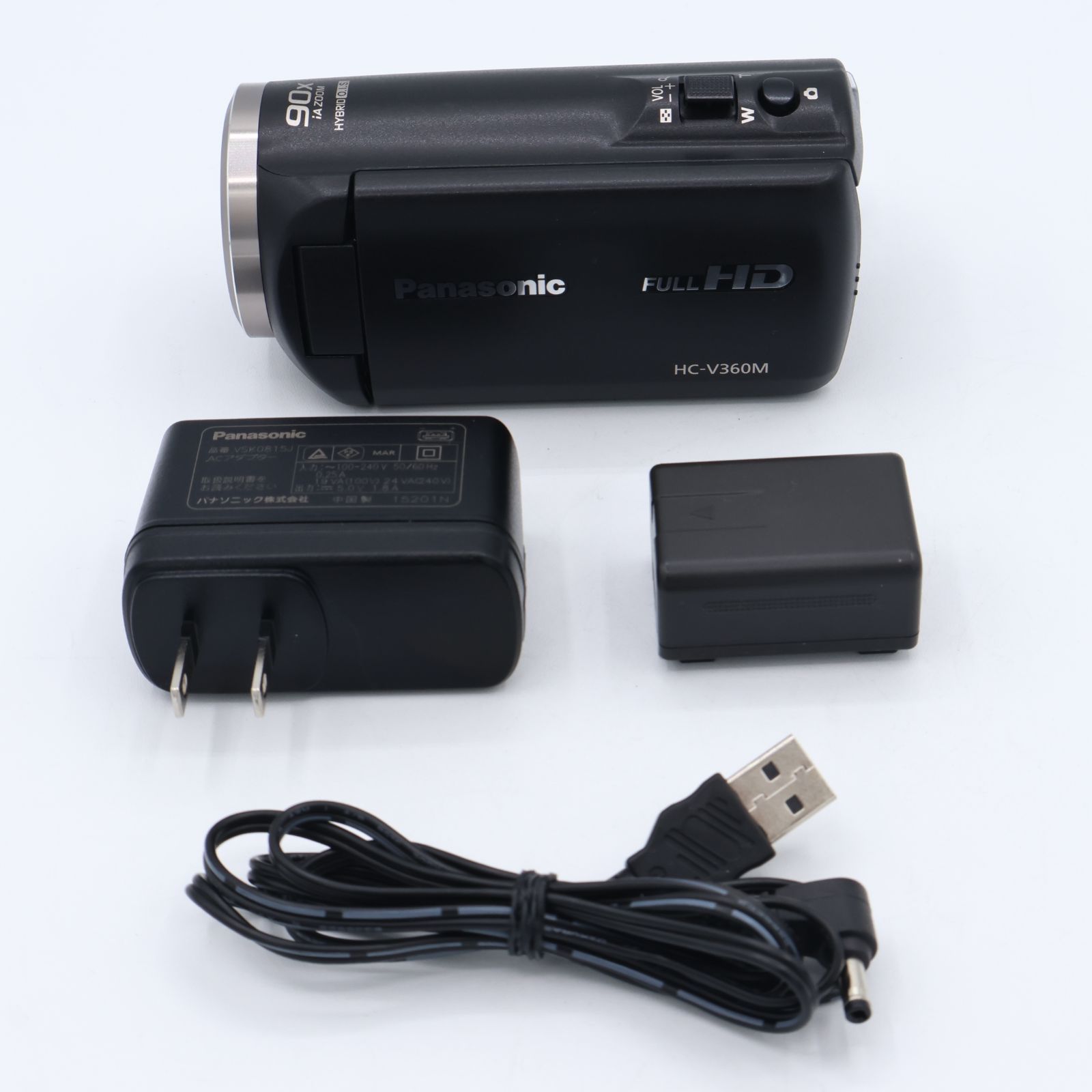 Panasonic パナソニック HDビデオカメラ V360M 16GB 高倍率90倍ズーム