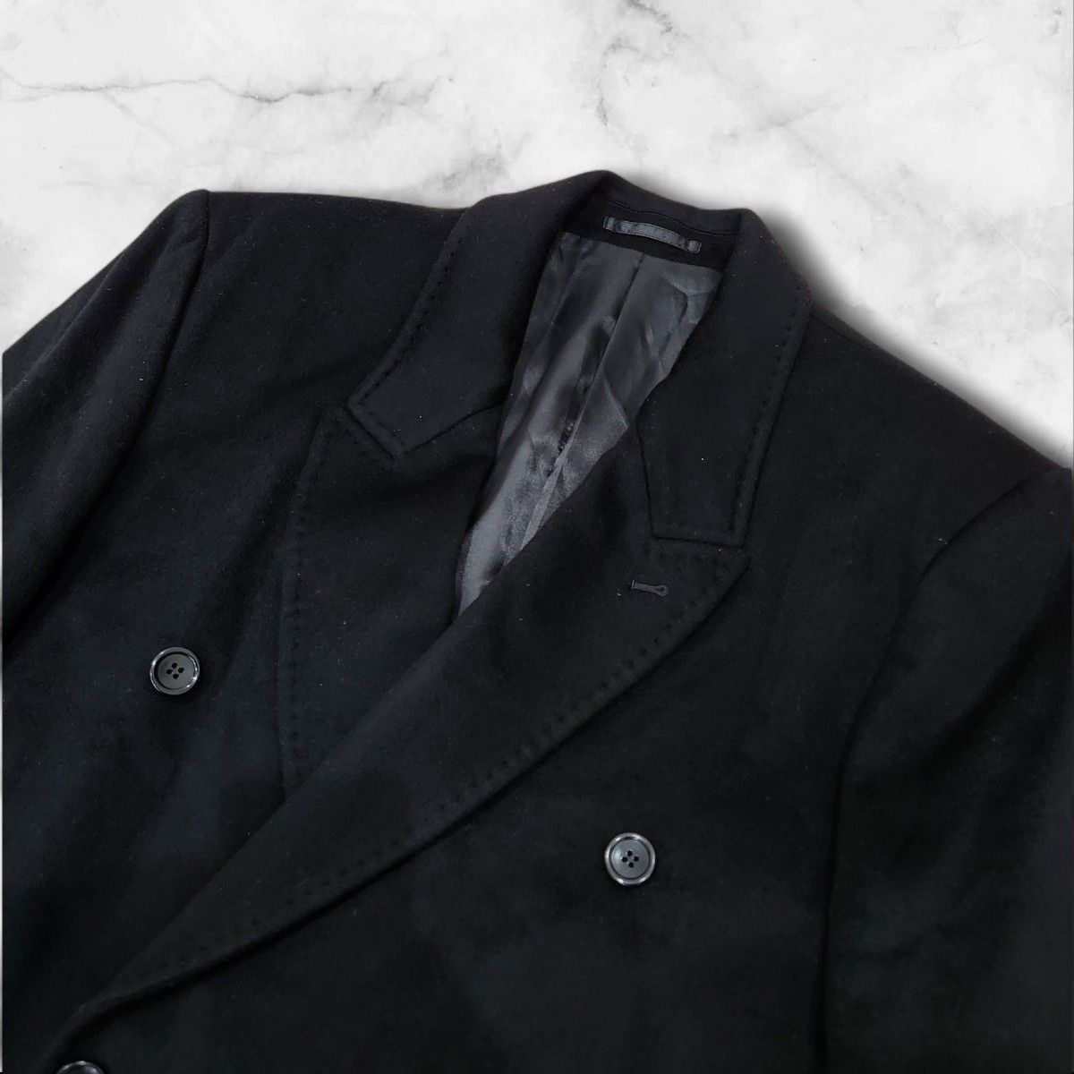 BELTA BUONO ベルタボーノ カシミヤ100% ダブルブレスト ロングコート