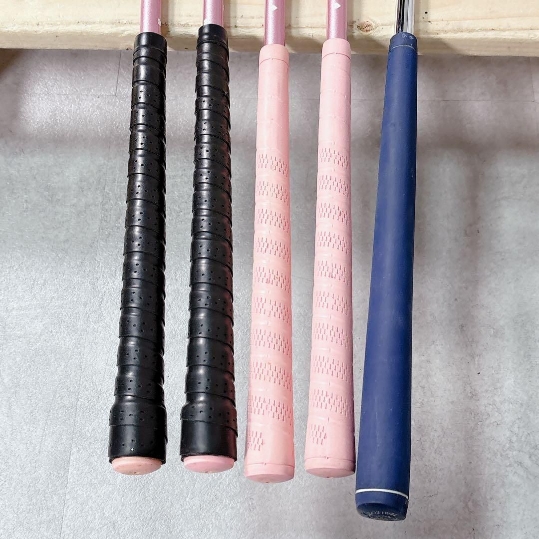 V963 ゴールデンベア ゴルフクラブ ジュニア セット ピンク ハート