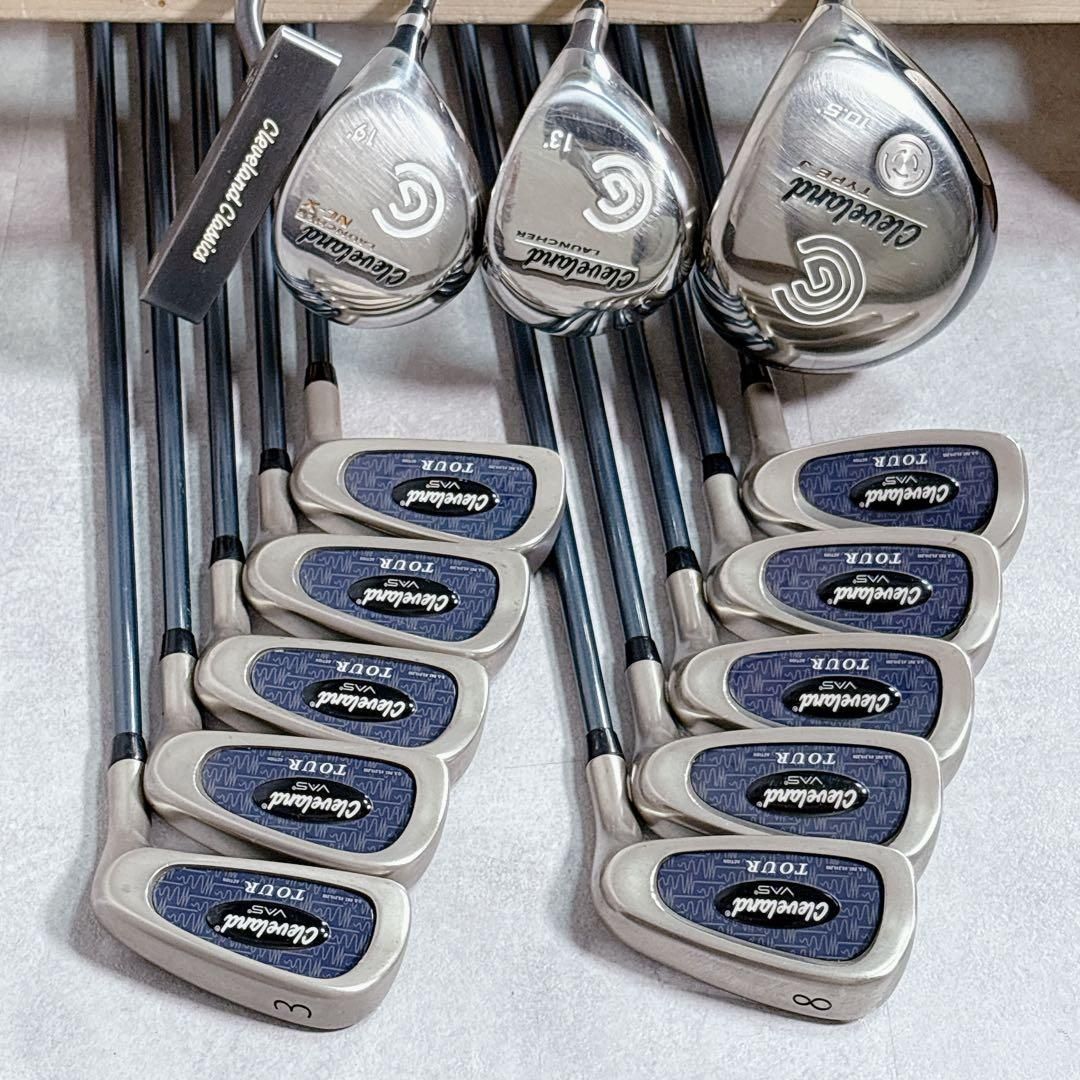 V962 クリーブランド ゴルフクラブ メンズ フルセット 15点 VAS 名器 V962 クリーブランド ゴルフクラブ メンズ フルセット 15点 VAS 名器