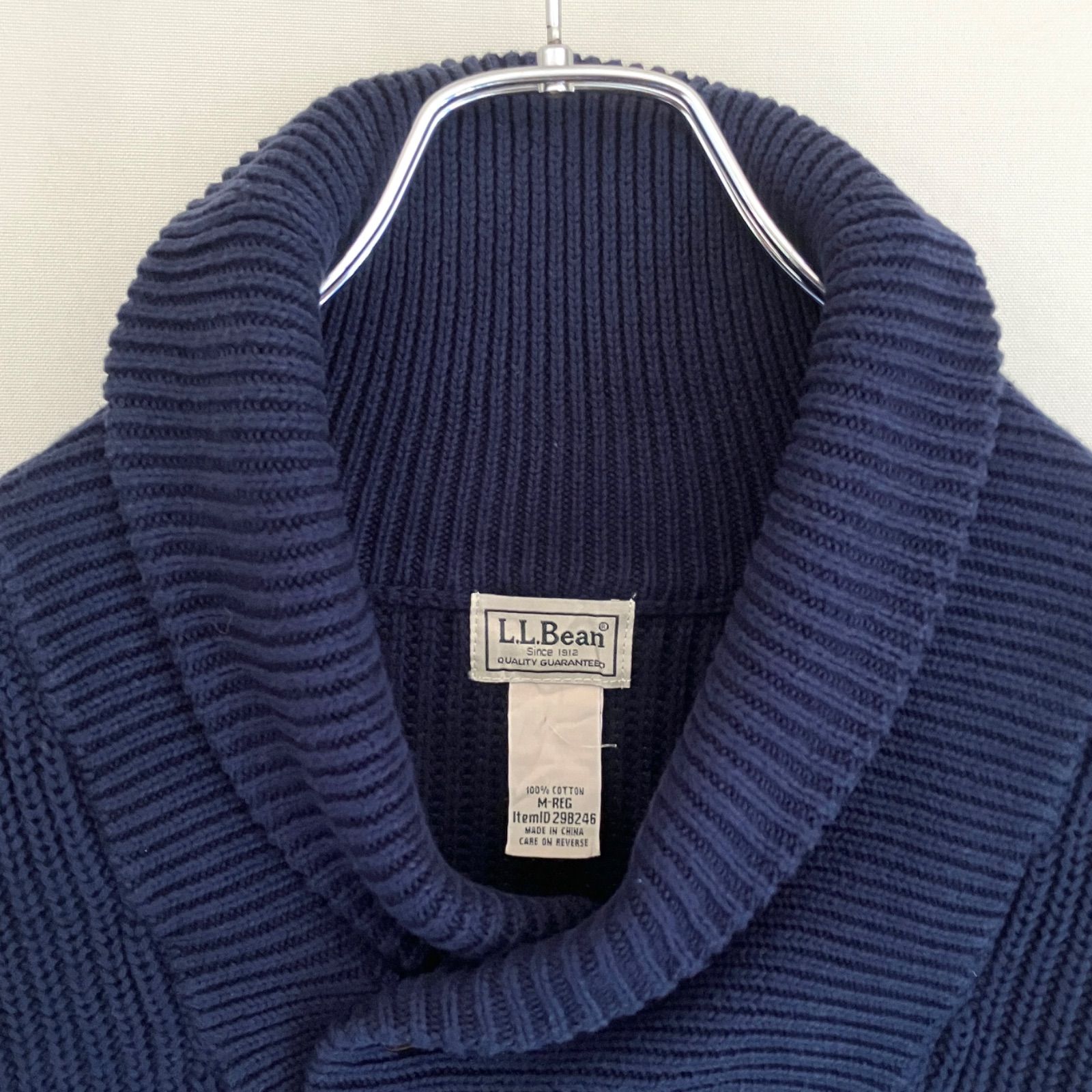 エルエルビーン L.L.Bean☆100%コットン☆ショールカラープルオーバー 