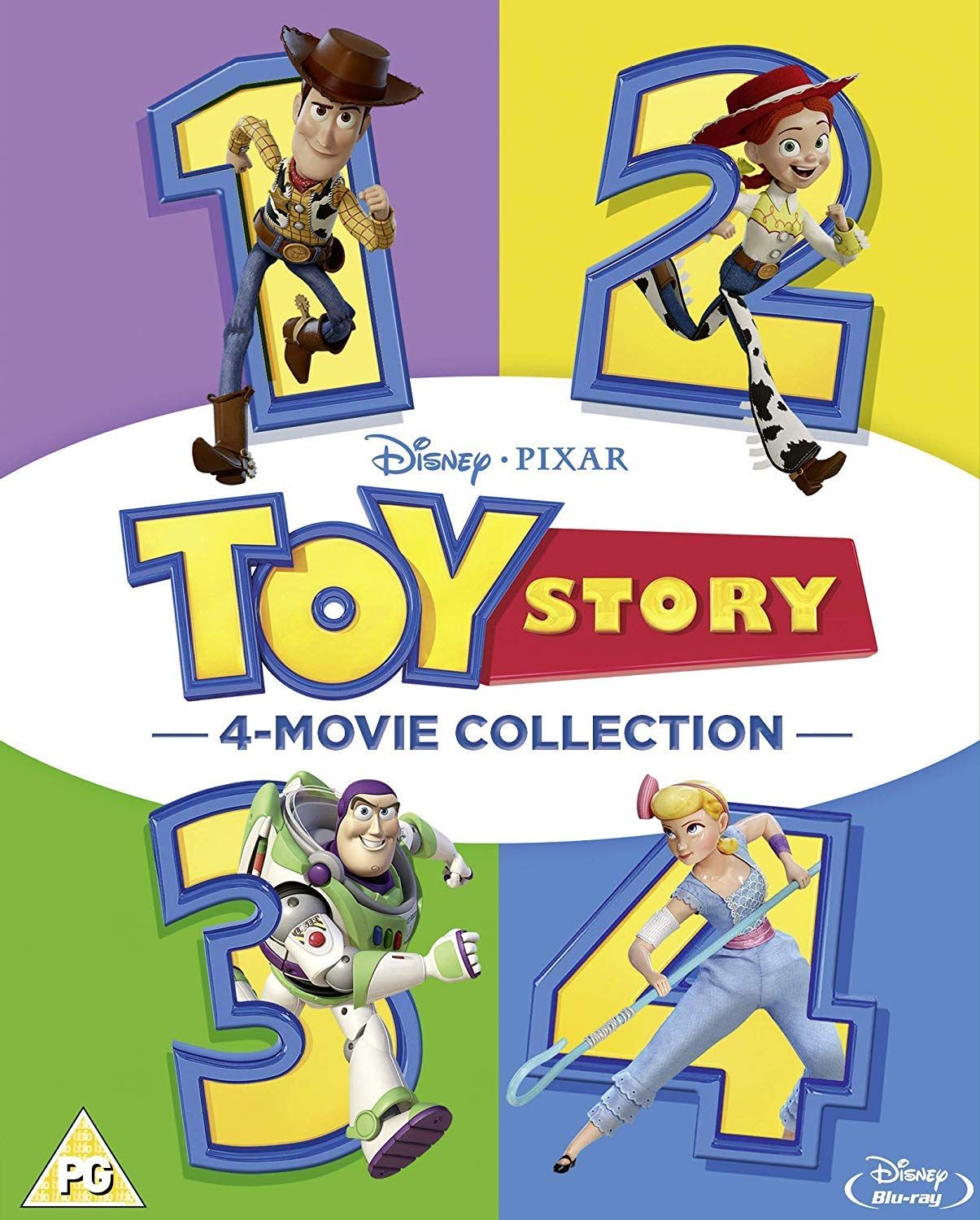 トイ ストーリー Toy Story 1 4 Box set Blu ray 2019 Region Free