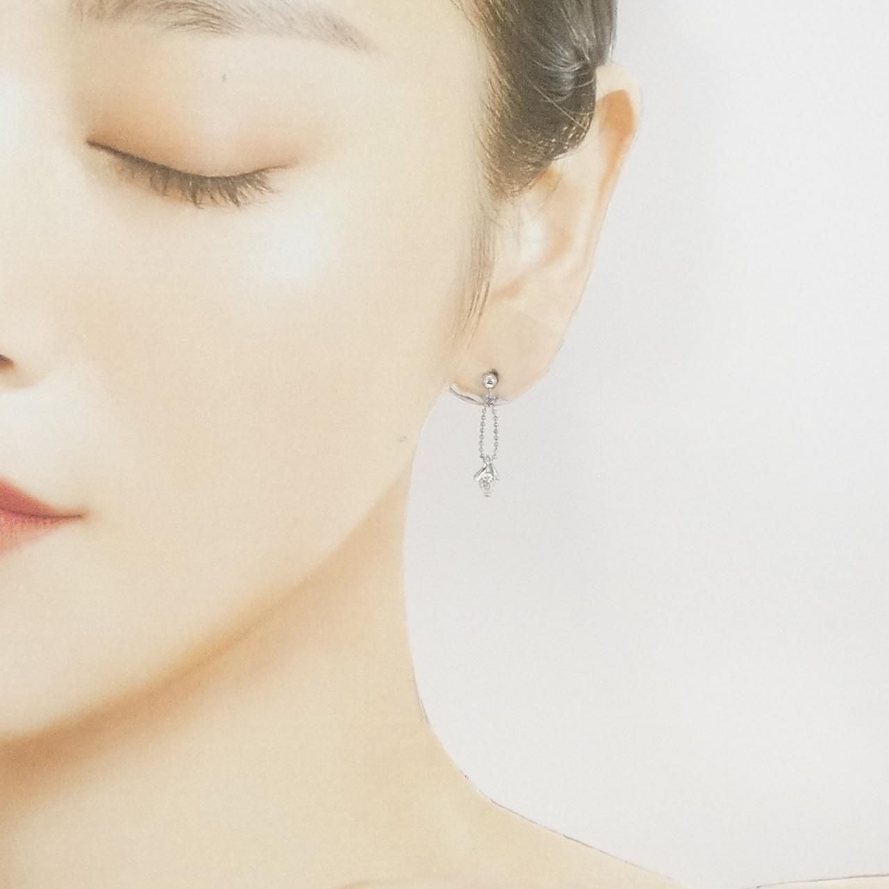 PT900 ダイヤモンド ピアス 0.44CT - メルカリ