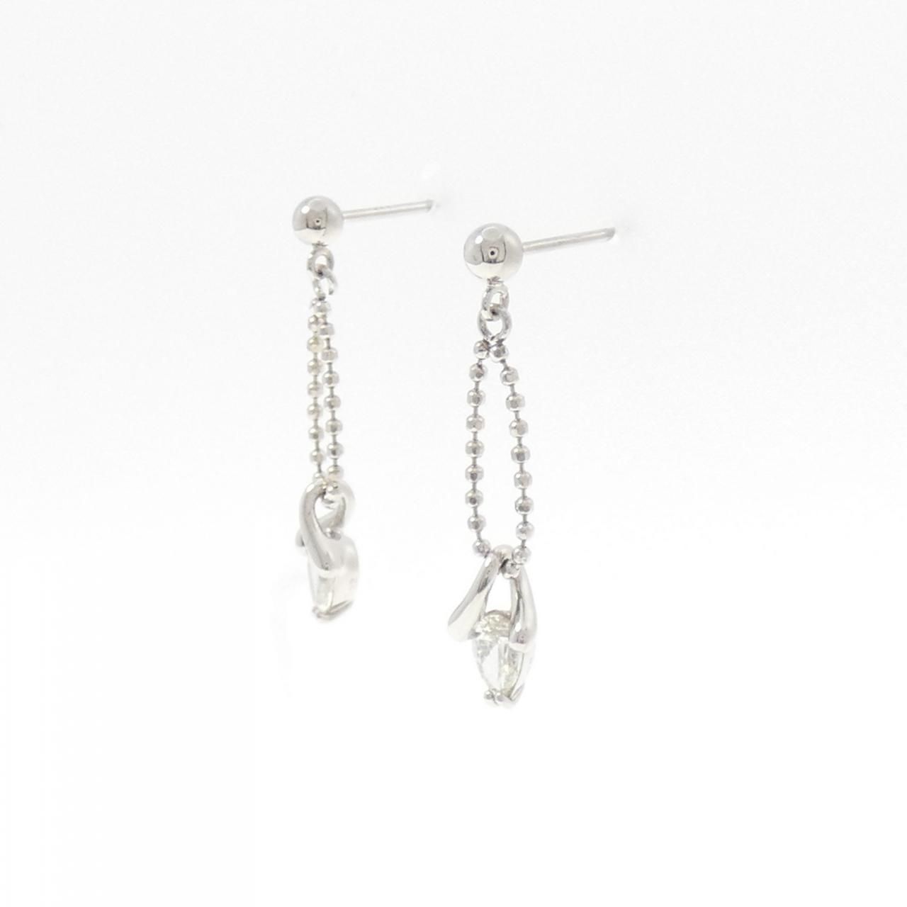 PT900 ダイヤモンド ピアス 0.44CT - メルカリ