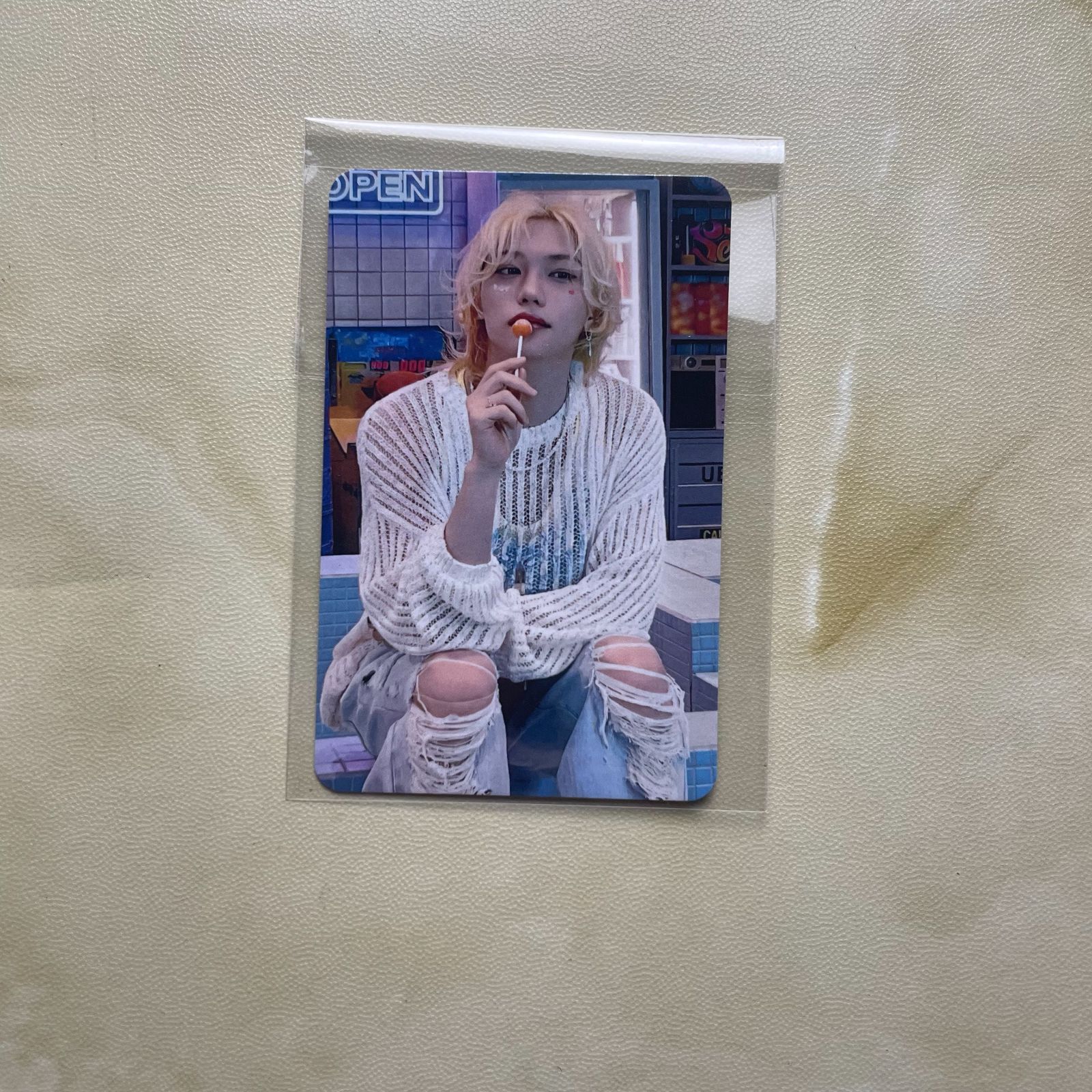 スキズ KARMA 店舗 特典 アメリカ ポストカード サイン フィリックス ① スキズ KARMA 店舗 特典 アメリカ ポストカード サイン フィリックス