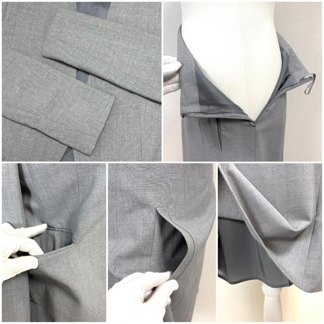 Theory スカートスーツセットアップ フック 0/4 ライトグレー - メルカリ