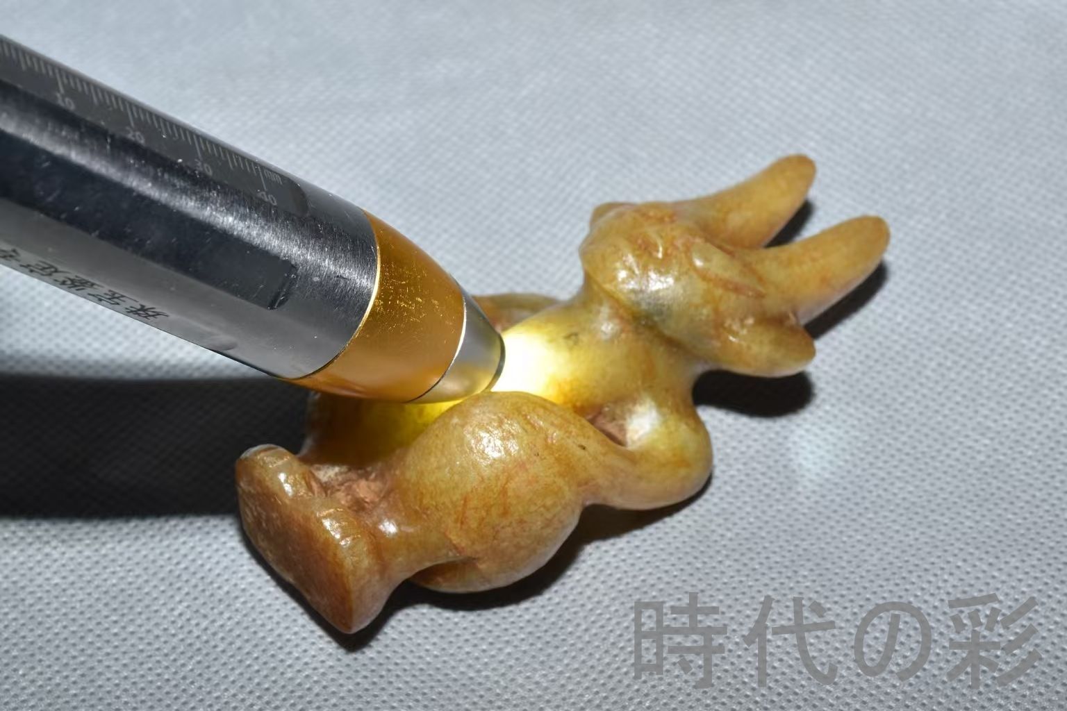 紅山文化 河磨玉 太陽神】重さ130g 玉質自然 古玉 中国古美術 新石器